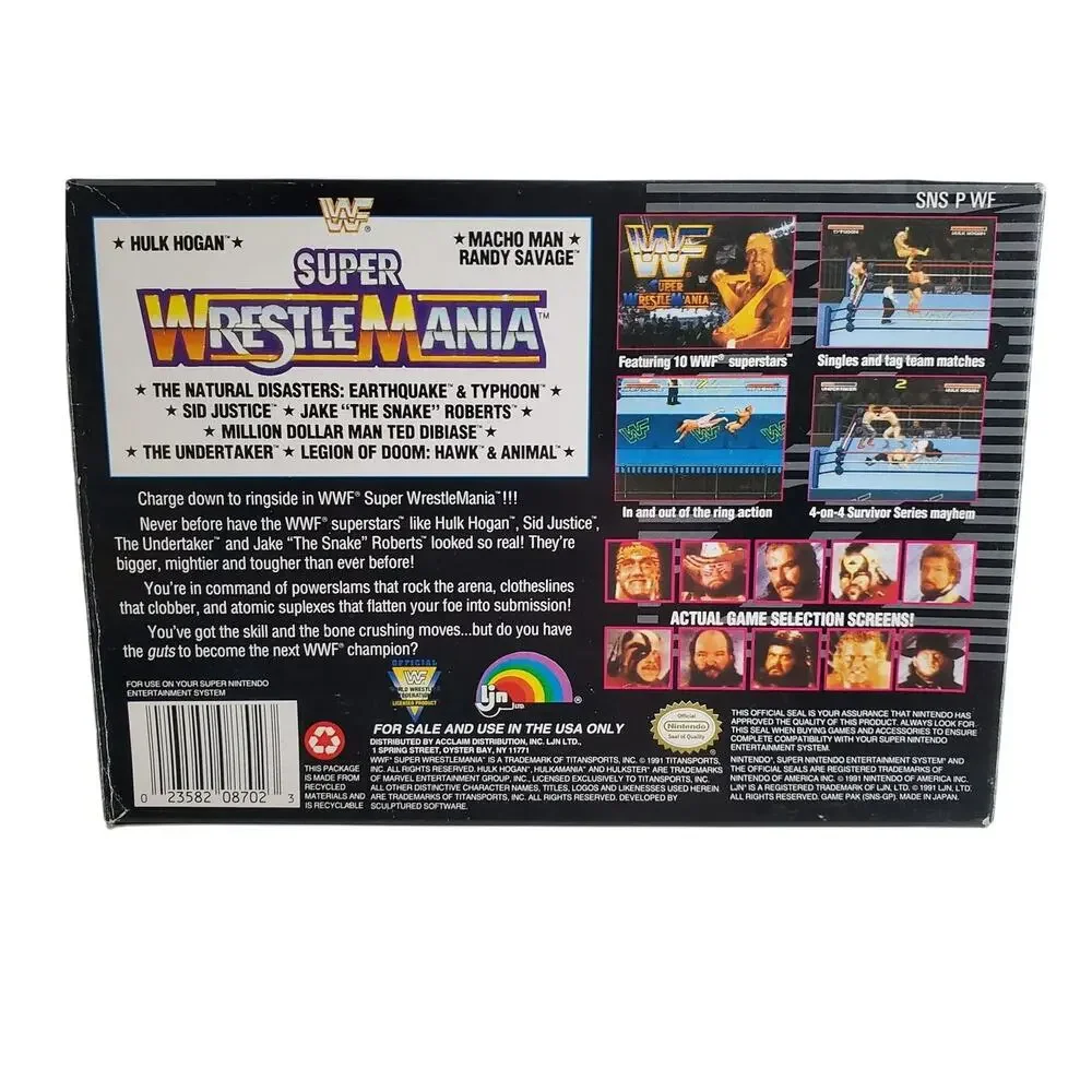 Nintendo snes wwe